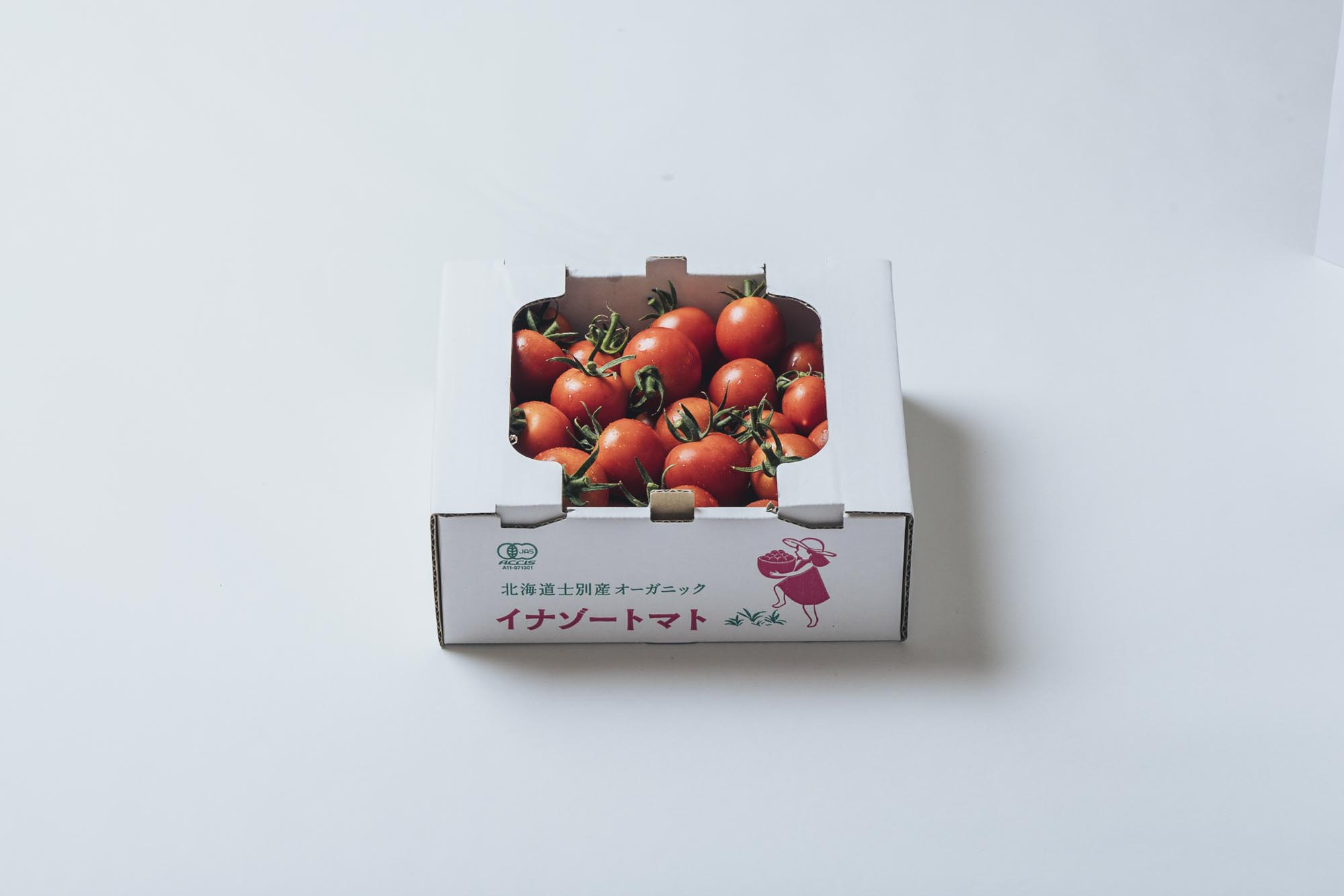 【予約受付】（R6.7以降発送）有機JASフルーツイナゾトマト　1㎏