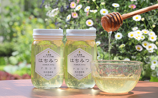 えこりん村 アカシアのはちみつ300g×2本セット[190001]