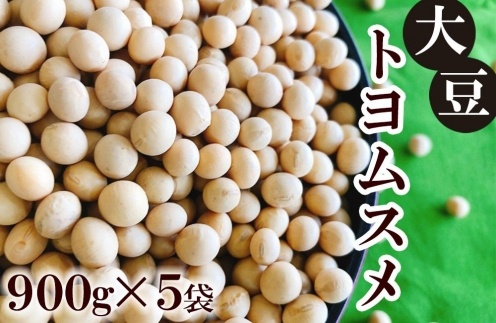 大豆（トヨムスメ）900g×5袋