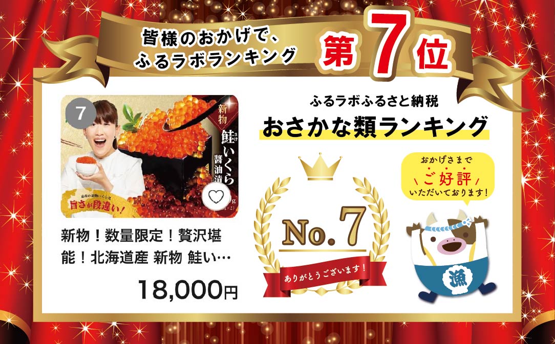 数量限定！贅沢堪能！北海道産 鮭いくら醤油漬け500g いくら丼6～8杯分！鱒（マス）ではなく、北海道産の鮭（サケ）のいくらです｜ふるラボ