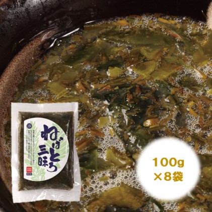 【男鹿名産】渉水産のねばとろ三昧100ｇ×8個 海藻 のり 