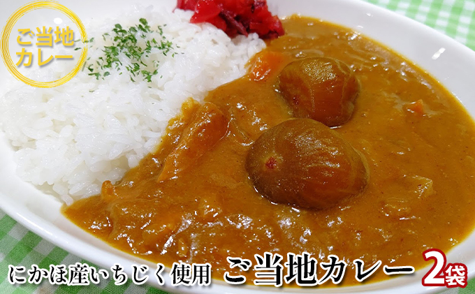 ご当地カレー《ダイニングぶなの森オリジナル》にかほ名産 フルーティーないちじくのカレー（レトルト）220g×2個