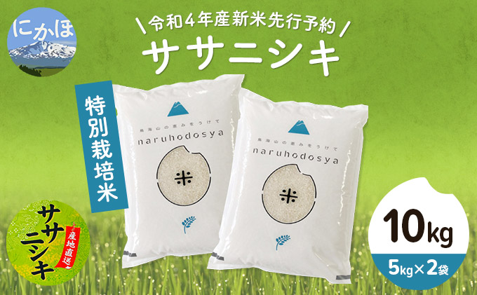 令和4年産新米先行予約》特別栽培米 ササニシキ 白米 10kg（5kg×2袋）｜ふるラボ