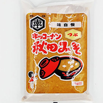 秋田みそ（つぶ味噌）3kg（1kg×３袋 味噌 5000円）｜ふるラボ