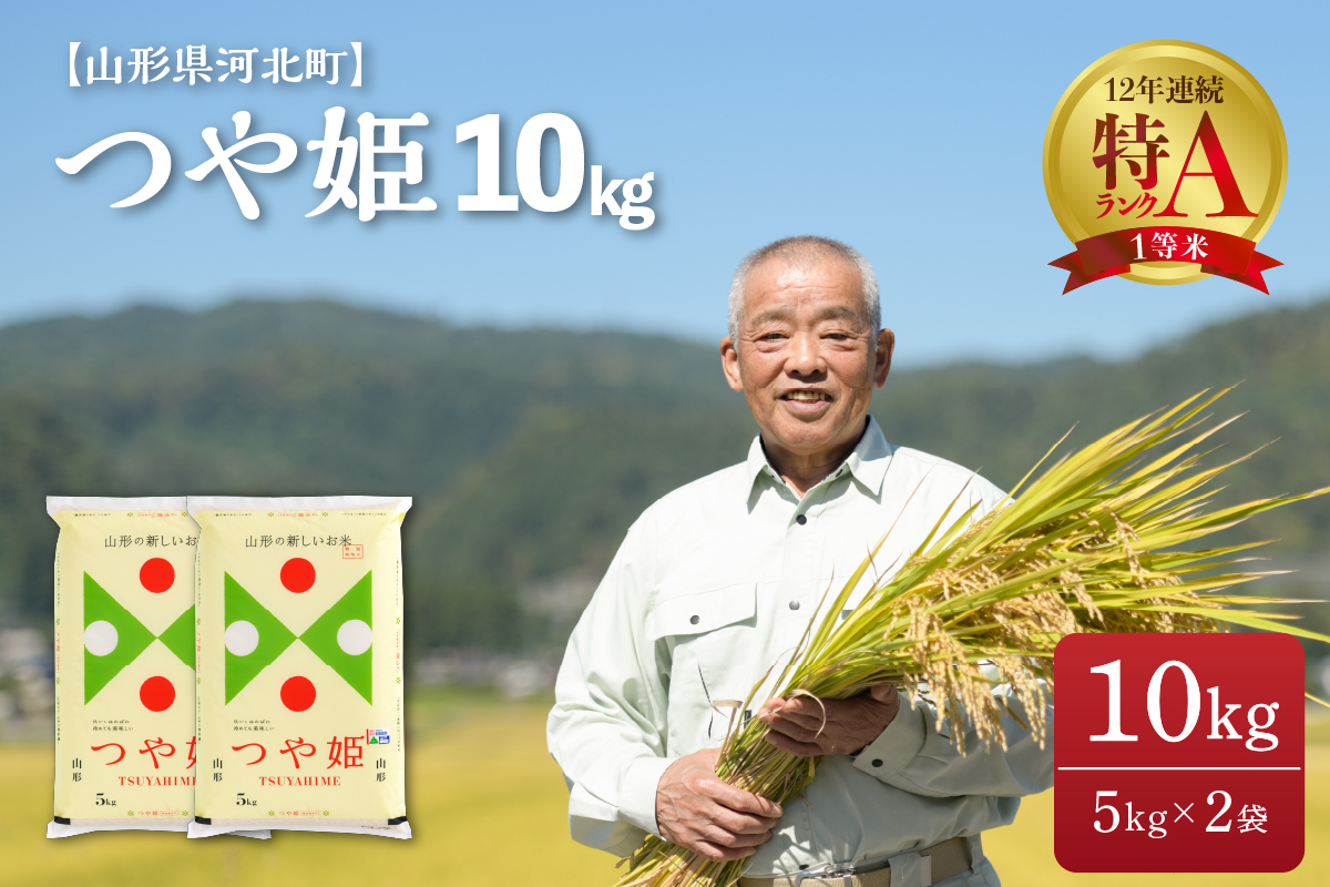 2023年7月下旬発送※ つや姫 10kg（5kg×2袋）【令和4年産】一等米 山形県河北町産 【JAさがえ西村山】｜ふるラボ