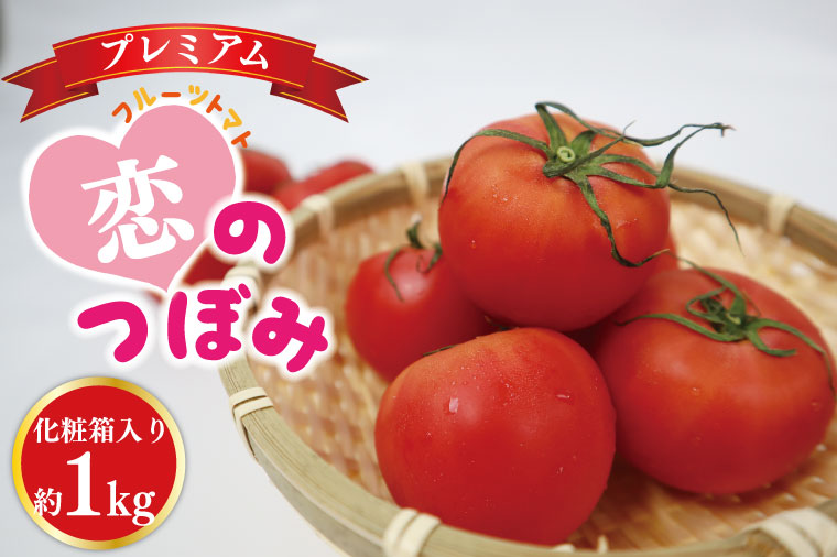 AE-7　★数量限定★JA　フルーツトマト恋のつぼみプレミアム約1kg（化粧箱）