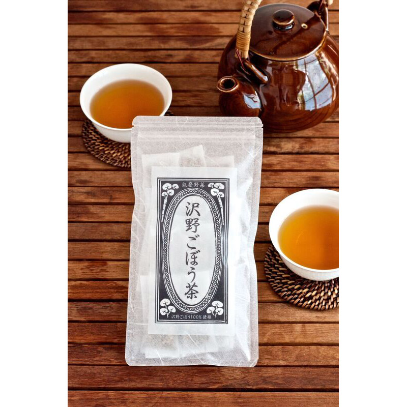 能登伝統野菜 沢野ごぼう茶(ティーパック4g×10個×6袋) お茶 ノンカフェイン デカフェ カフェイン無し