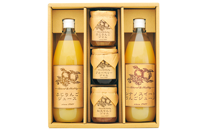 りんごジュース ジャム 詰め合わせ サンふじ シナノスイート 紅玉 ブルーベリー ギフト 飲み比べ 長野 信州 お土産 お取り寄せ 加工品 セット 飲料類 果汁飲料 フルーツ 果物 