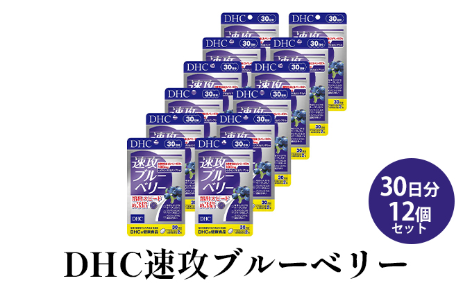 DHC速攻ブルーベリー 30日分12個セット｜ふるラボ