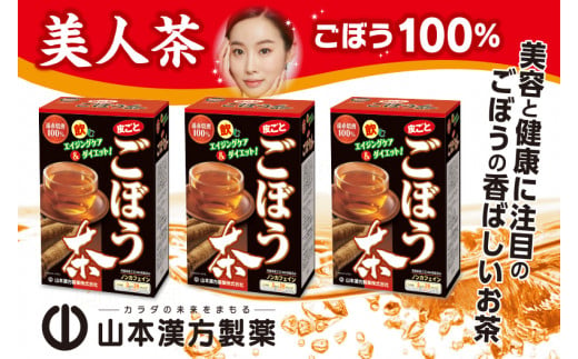 ごぼう茶 28包×3箱 山本漢方 ティーバッグ
