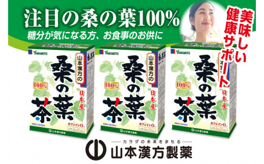 桑の葉茶 20包×3箱 山本漢方 ティーバッグ