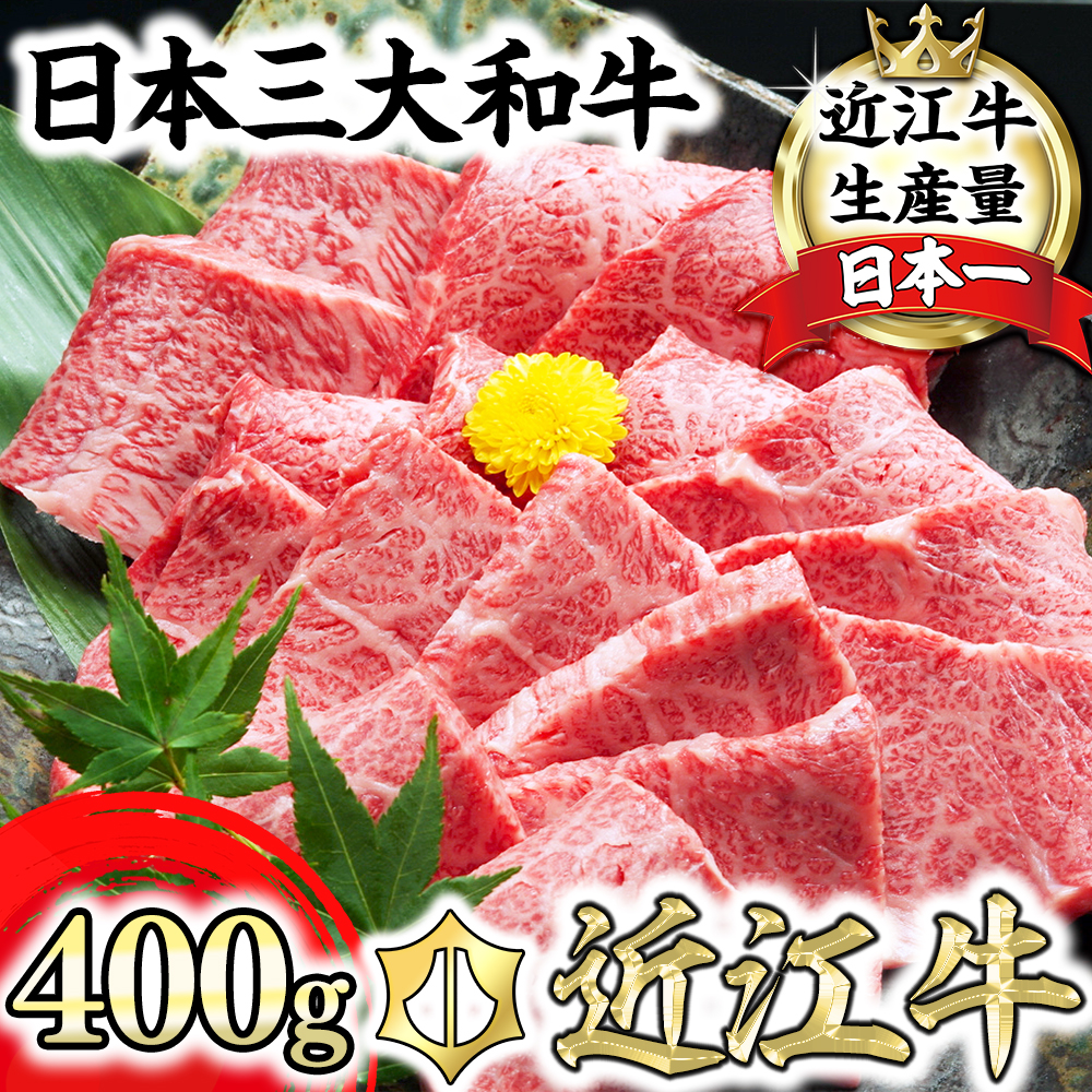 近江牛A5ランクカルビ焼肉用【400g】【DG04SM】
