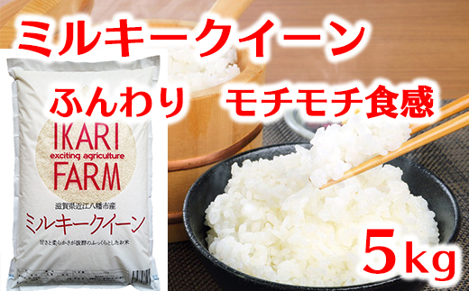 【6年産】ふっくら＆もっちり！「ミルキークイーン」白米5ｋｇ【C042SM1】