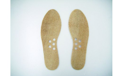 吸放湿性に優れたヘチマ100％の靴の中敷き「ラファス・インソール」　【CW02SM】