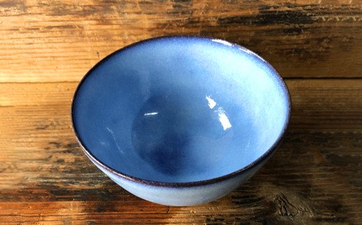 龍善ブルー ご飯茶碗 小サイズ｜ふるラボ