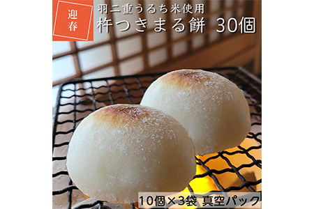 お餅（丸餅・杵つき餅）30個入り【10個入りパック×3】＜京風料理 新橋