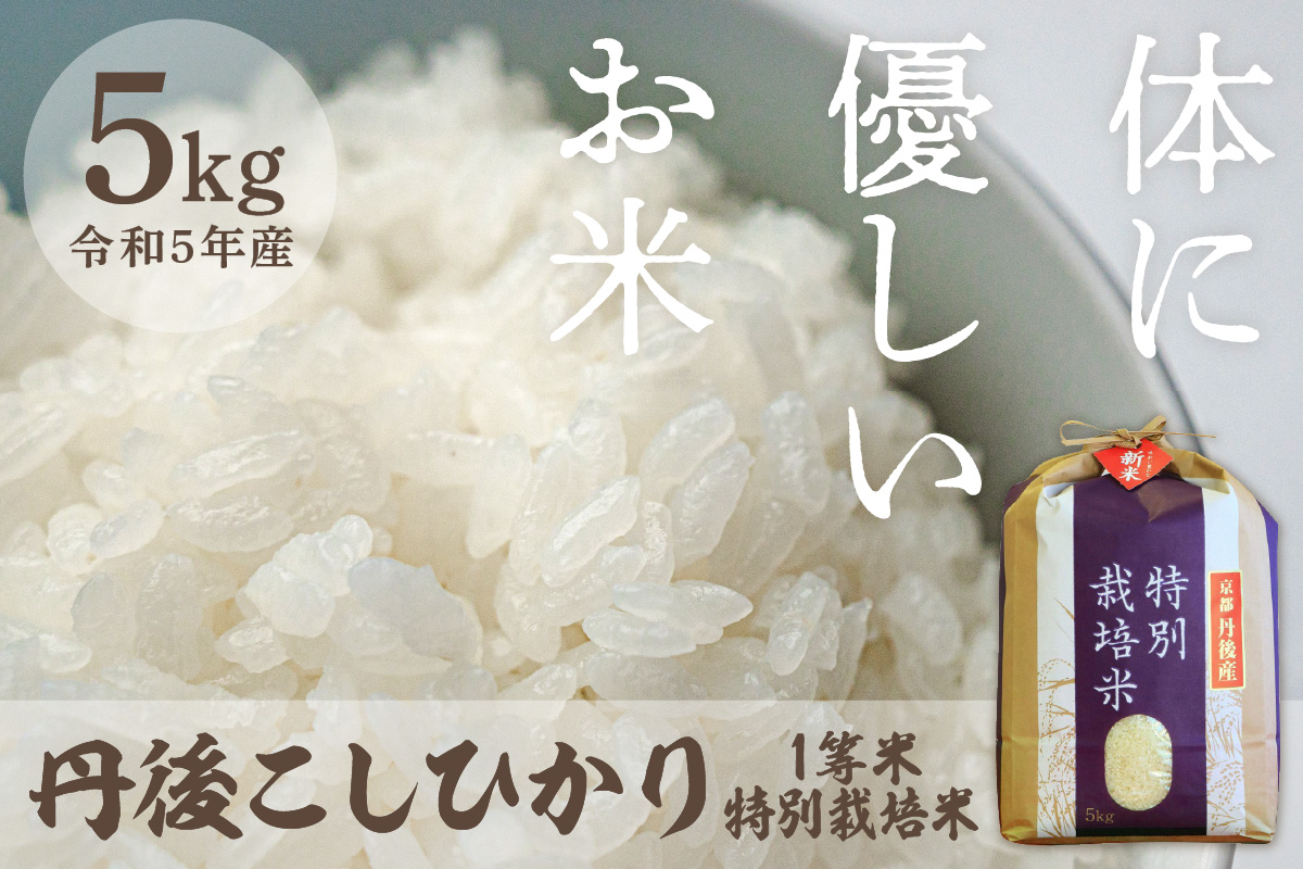 送料無料 一等検査 玄米 新米 令和5年産 京都 丹後 米 コシヒカリ 30kg