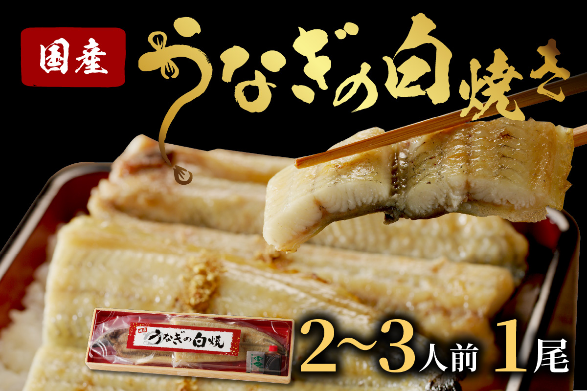 うなぎの白焼き2~3人前(1尾)