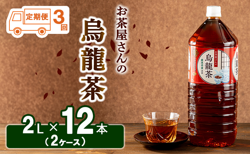 [ふるさと納税][3回定期]烏龍茶 ウーロン茶 2L 12本 飲み物 飲料 ドリンク 水分補給 ヘルシー 食事のおともに