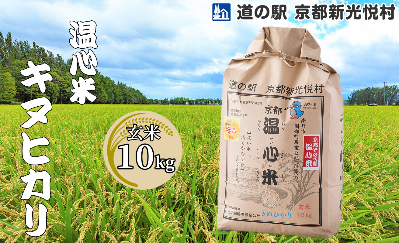 015N56 温心米キヌヒカリ「玄米」10kg[高島屋選定品］