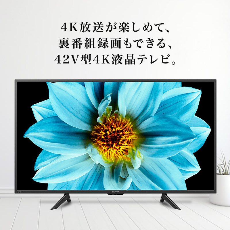 テレビ シャープ SHARP AQUOS アクオス DH1シリーズ 42V型 4K 液晶