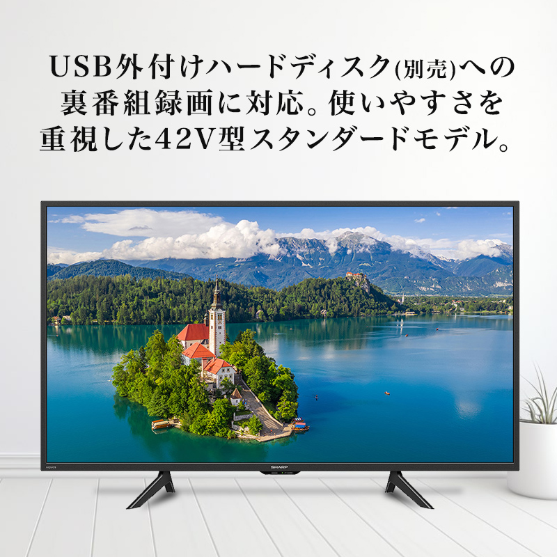 テレビ シャープ SHARP AQUOS アクオス BE1シリーズ 42V型 液晶テレビ