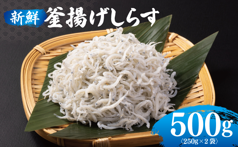 新鮮 釜揚げしらす 合計 500g 小分け 250g×2P 099H3022