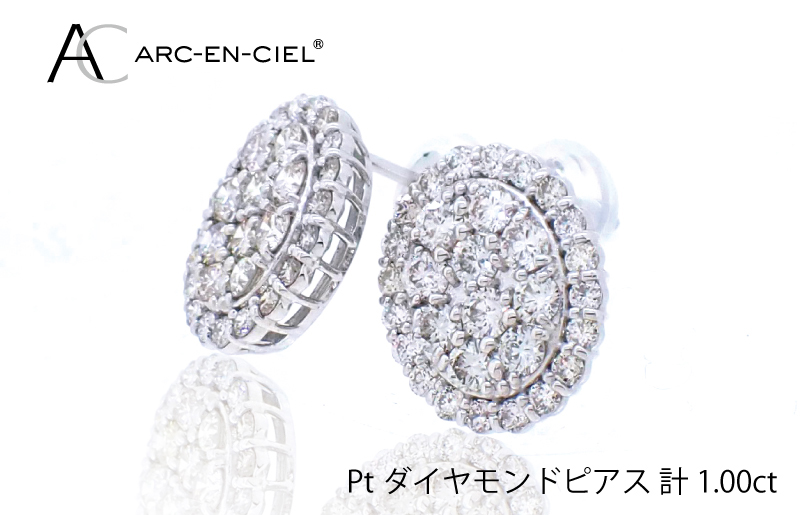 ARC-EN-CIEL PTダイヤピアス（計 1.0ct）｜ふるラボ