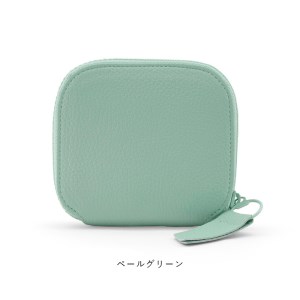 豊岡財布　ラウンドミニウォレット　CITE-006　ペールグリーン