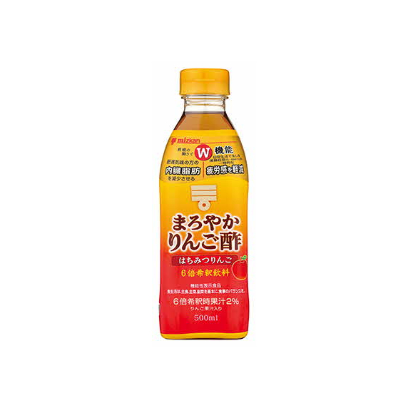 まろやかりんご酢 はちみつりんご500ml 6本