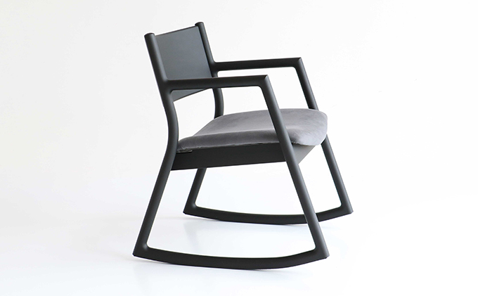 U-La Rocking Chair -Premium Black- 新生活 木製 一人暮らし 買い替え インテリア おしゃれ 