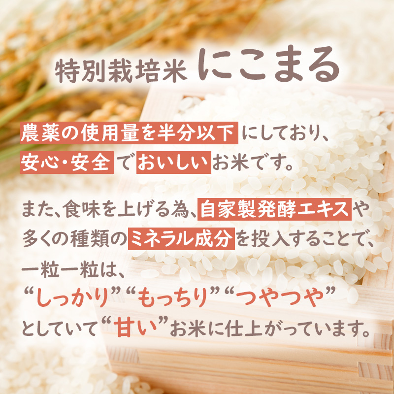 令和4年産 特別栽培米 にこまる（山田錦） 白米10kg（5kg×2）｜ふるラボ