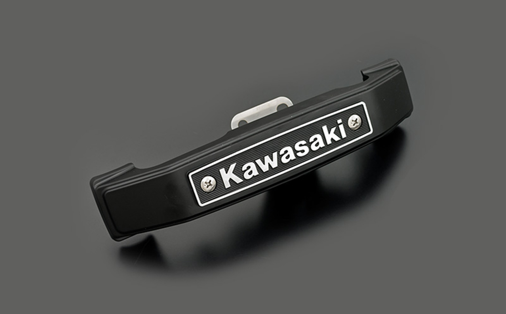 【PMC】カワサキ Z900RS用ステムエンブレムマウントステーセット ブラック