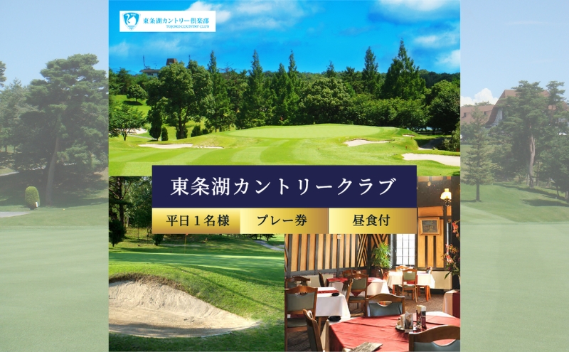 東条湖CC 平日 1名様 プレー券 昼食付 [ ゴルフ 加東市 兵庫県 関西 ゴルフ場 ] ゴルフ場利用権 