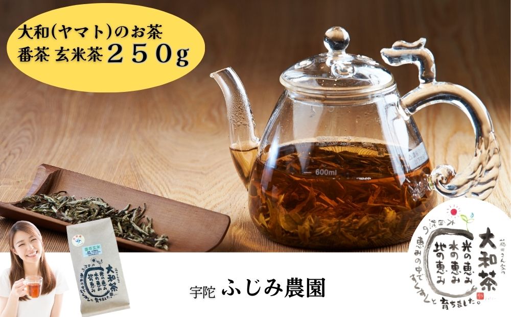 大和(ヤマト)のお茶 番茶 玄米茶 250g 