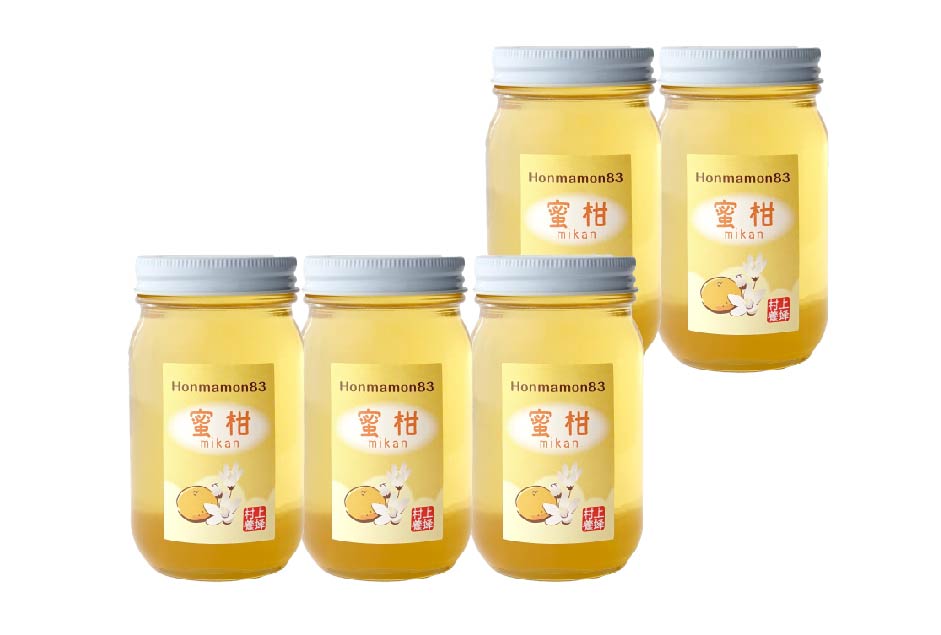 K402　蜜柑蜂蜜　３００ｇ×５瓶　１５００ｇ