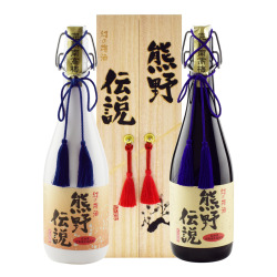 K457　幻の梅酒 熊野伝説 黒瓶・白瓶 セット 