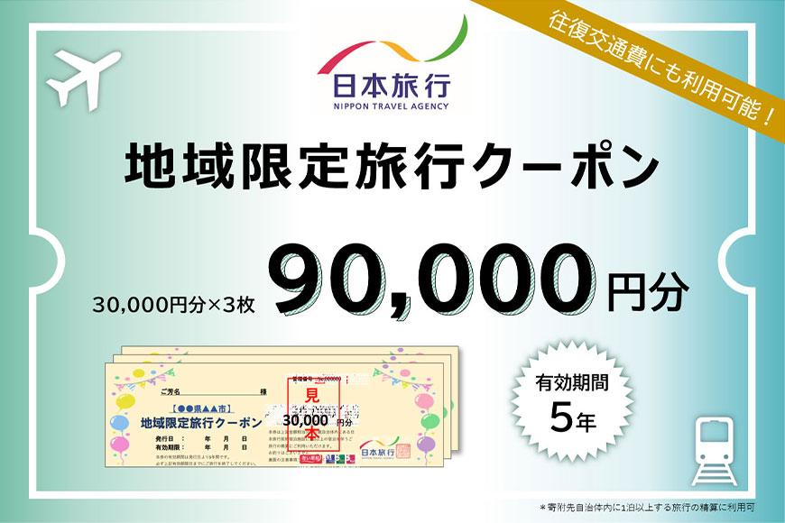 日本旅行　地域限定旅行クーポン（90,000円分）