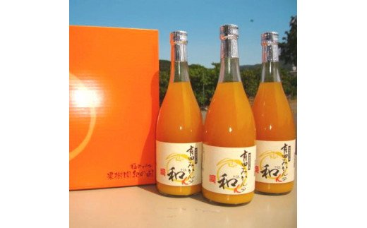 有田みかんの和α（なごみアルファ）720ml×3本