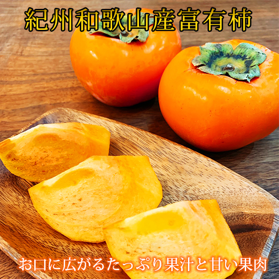 【ご家庭用わけあり】和歌山秋の味覚　富有柿　約3.5kg　※2024年11月上旬頃～11月下旬頃に順次発送予定