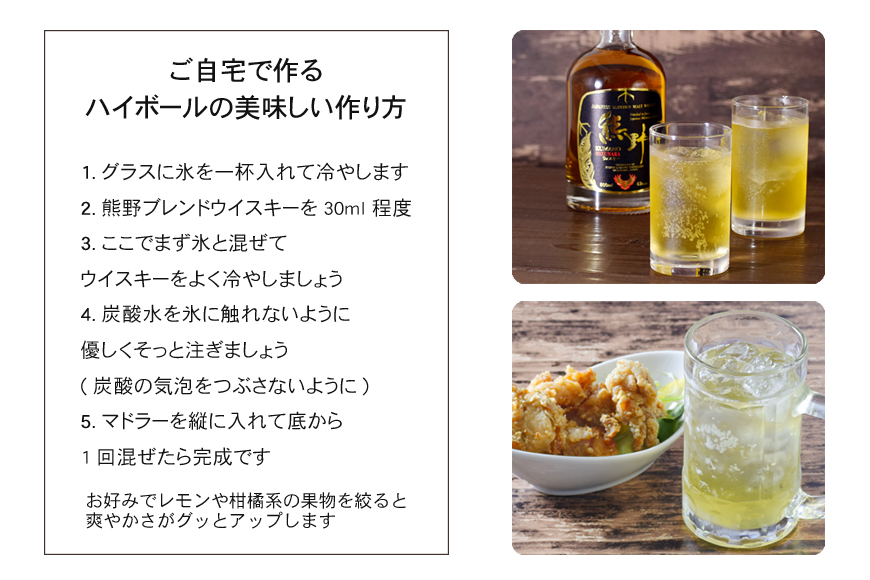 JAPANESE CRAFT GIN 熊野 クラフトジンとJAPANESE BLENDED MALT WHISKY