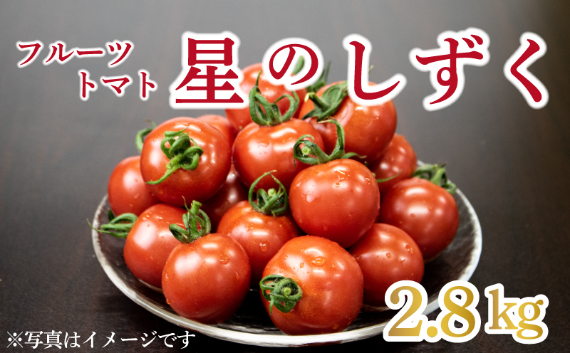 早期予約 】 フルーツ トマト 星のしずく 糖度8以上 2.8kg 小箱