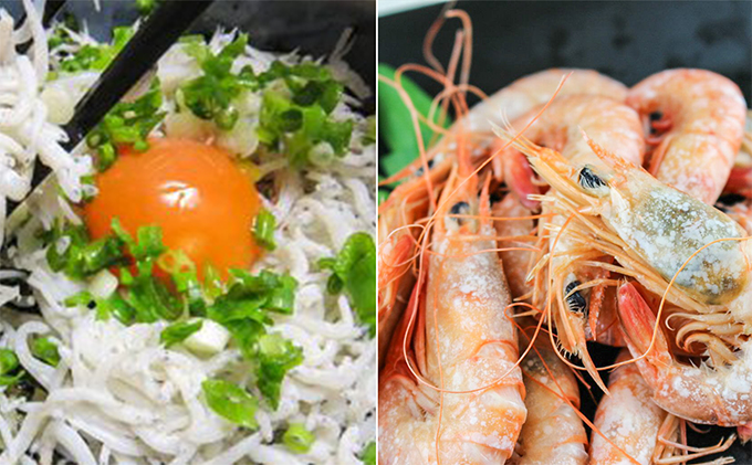 瀬戸内の海の恵【釜あげシラス・荒えび釜あげ】※クレジット決済のみ 魚貝類 
