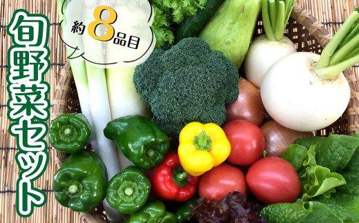 あわ地区　旬な野菜の詰め合わせセット　（7~8品程度）AWA009_x