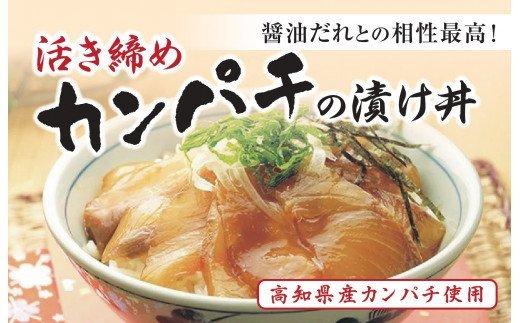 活き締めカンパチの醤油漬け丼セット　MM003
