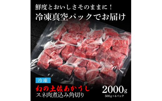 天下味 エイジング工法 熟成肉 土佐あかうし 特選スネ肉 煮込み角切り