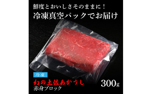 天下味 エイジング工法 熟成肉 土佐あかうし 特選赤身ブロック 300g