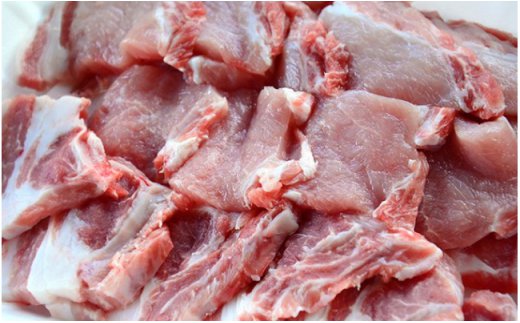 Ahc-01 農林水産大臣賞受賞の「四万十ポーク」平野協同畜産の「麦豚」焼き肉（豚ロース肉1.1kg）