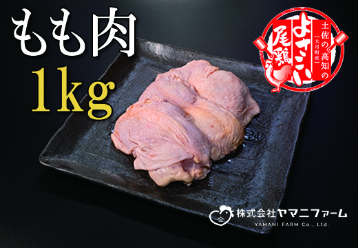 【大月町のブランド鶏】よさこい尾鶏 もも肉1kg