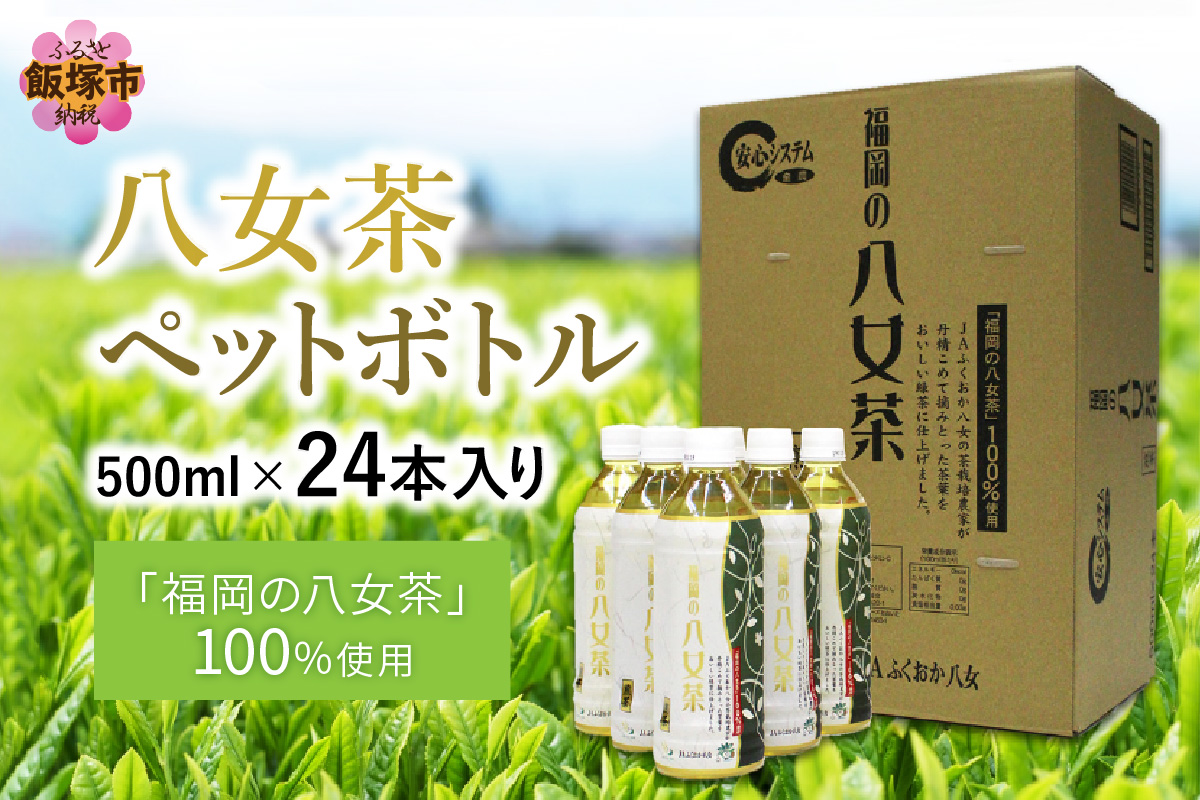 八女茶 煎茶ペットボトル 500ml×24本